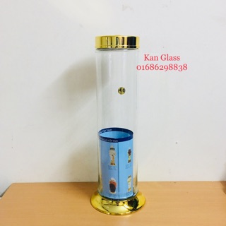 Bình ngâm sâm, linh chi thuỷ tinh ph 4.8l ko vòi/ 4.8l có vòi hàng có sẵn]