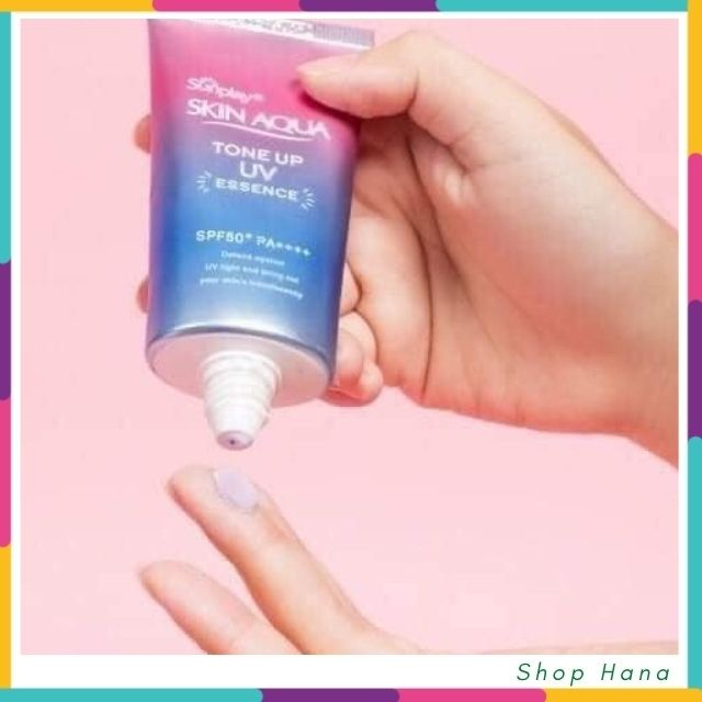[KEM 80Gr] Kem Chống Nắng Skin Aqua Tone up UV SPF 50+ PA++++ Kiềm dầu, Nâng tông 80gr Nội địa Nhật HNH018
