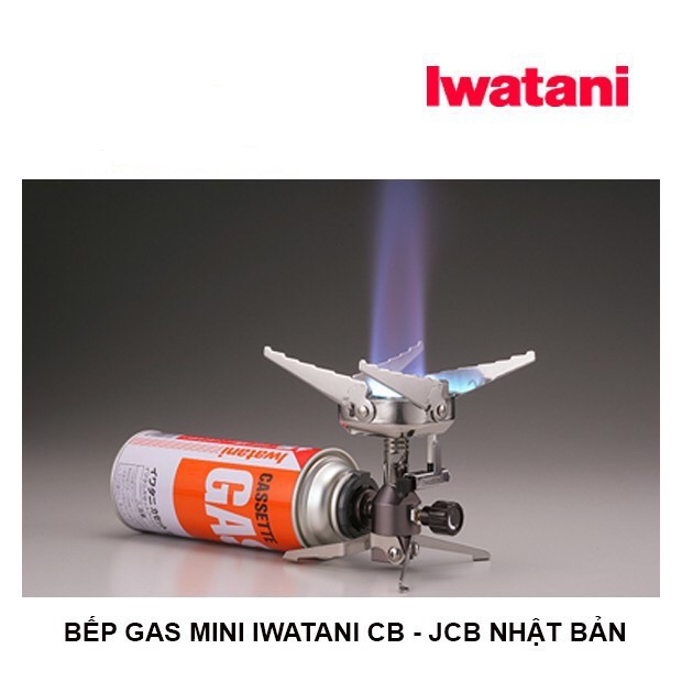 Đồ cắm trại iwatani cắm trại du lịch dã ngoại bếp gas 2.7kw xếp gọn campoutvn A178