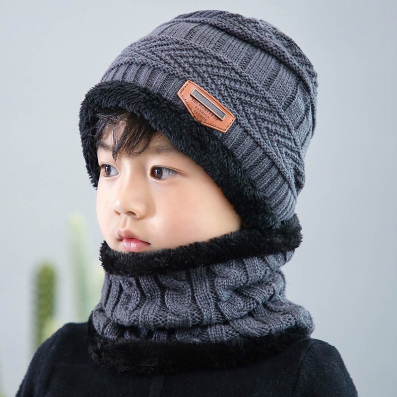 Mũ Beanie Giữ Ấm Mùa Đông Cho Bé Trai Và Gái