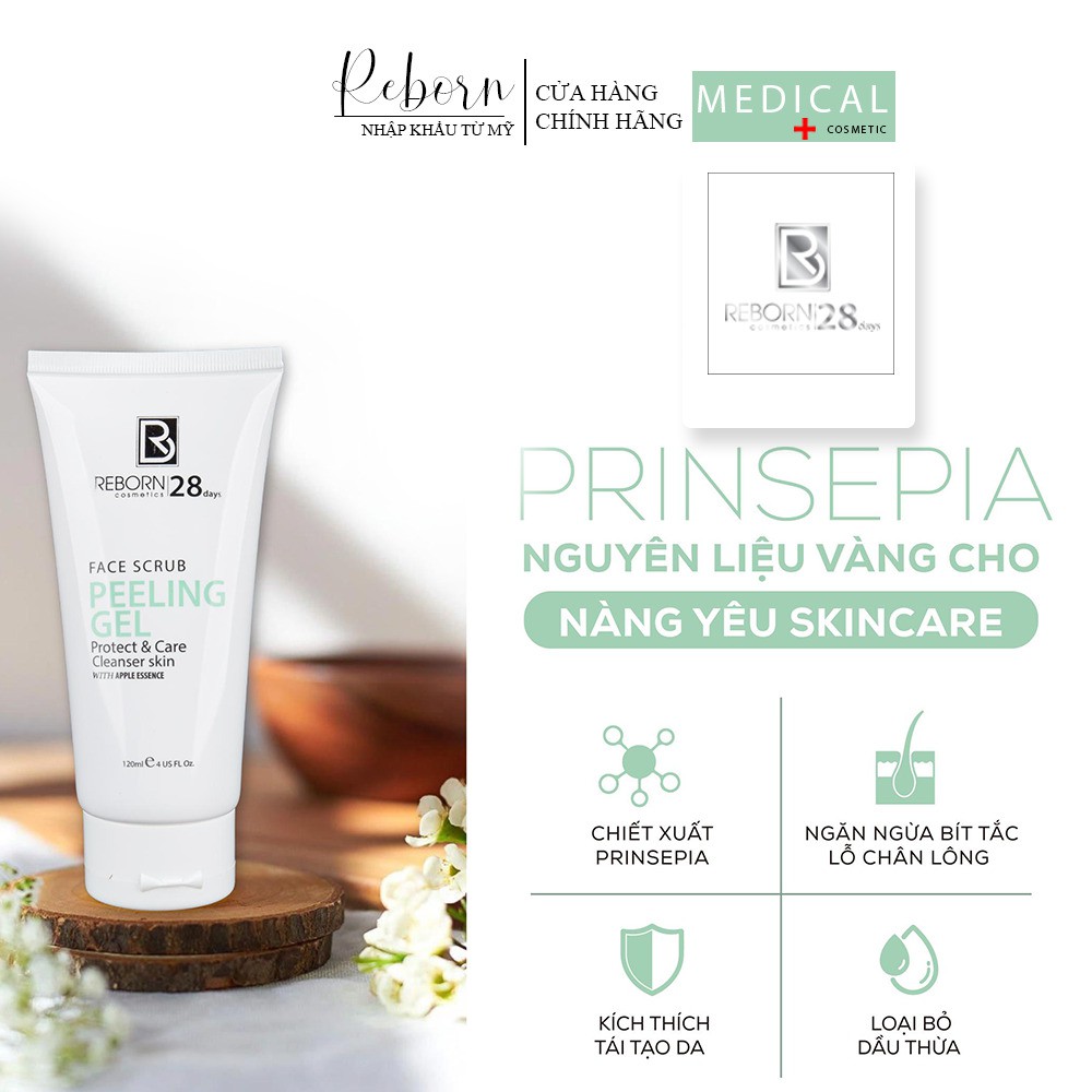 Tẩy da chết face REBORN 120ml