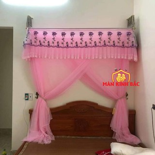 Màn khung xếp gọn 2 cửa trọn bộ khung+ màn 1m6 1m8 2m2