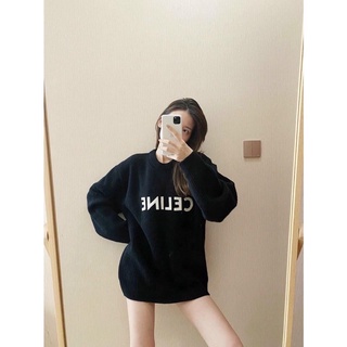 Áo pull nỉ chữ celin cực trendy