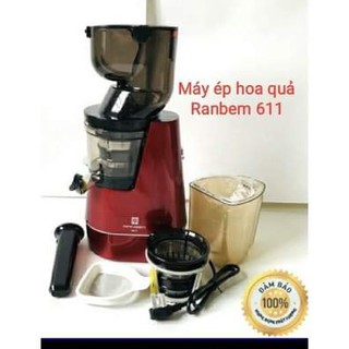 [BẢO HÀNH 12 THÁNG] MÁY ÉP HOA QUẢ CHẬM CỠ LỚN RANBEM 611 - MÁY ÉP  chậm SAVTM  JE 31,35