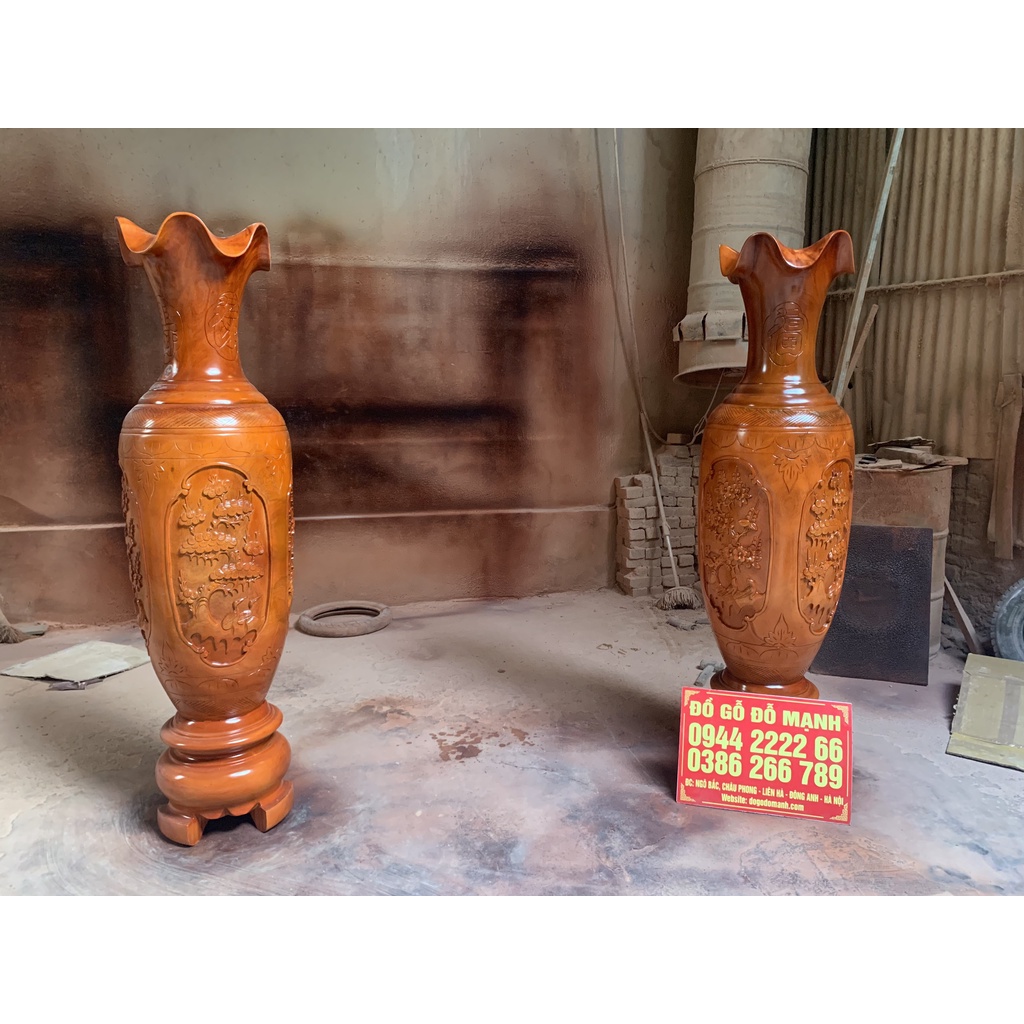 Lục Bình Gỗ Xà Cừ