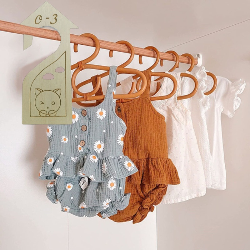 Bộ 6 Tấm Ngăn Tủ Quần Áo Dành Cho Mẹ Và Bé Sơ Sinh Đến 18 Tháng