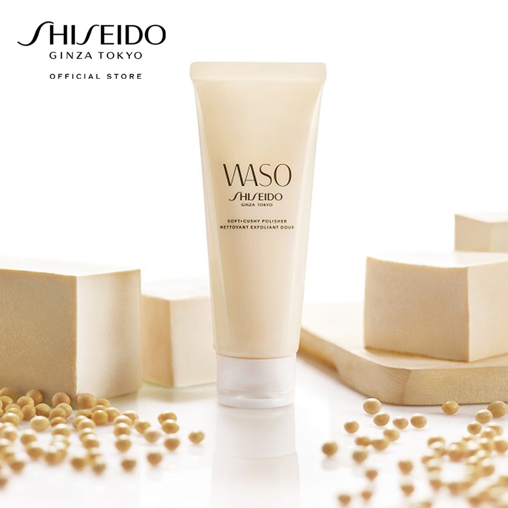 [Mã COSSD5 giảm 10% đơn 600K] Kem tẩy tế bào chết Shiseido WASO Soft+Cushy Polisher 75ml