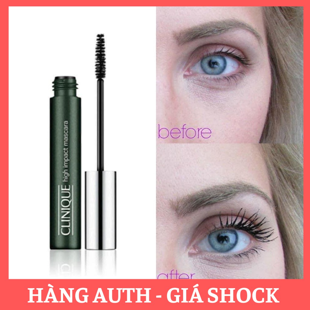 [Hàng Showroom] Mascara Clinique High Impact Mini #01 Black làm dày, dài và cong mi | BigBuy360 - bigbuy360.vn