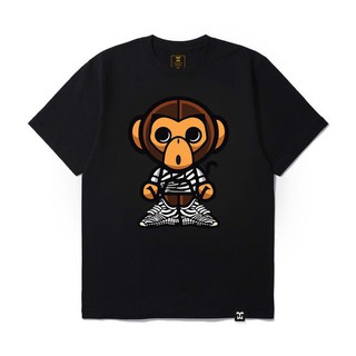 Áo thun Teeworld Sneaker Club - Yeezy x The Monkey Nam Nữ Trắng Đen Form Rộng Unisex