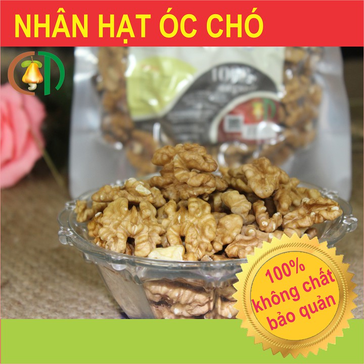 Nhân óc chó mỹ 500g (nhâp khẩu chính hãng hoàn tiền nếu hàng Trung Quốc)