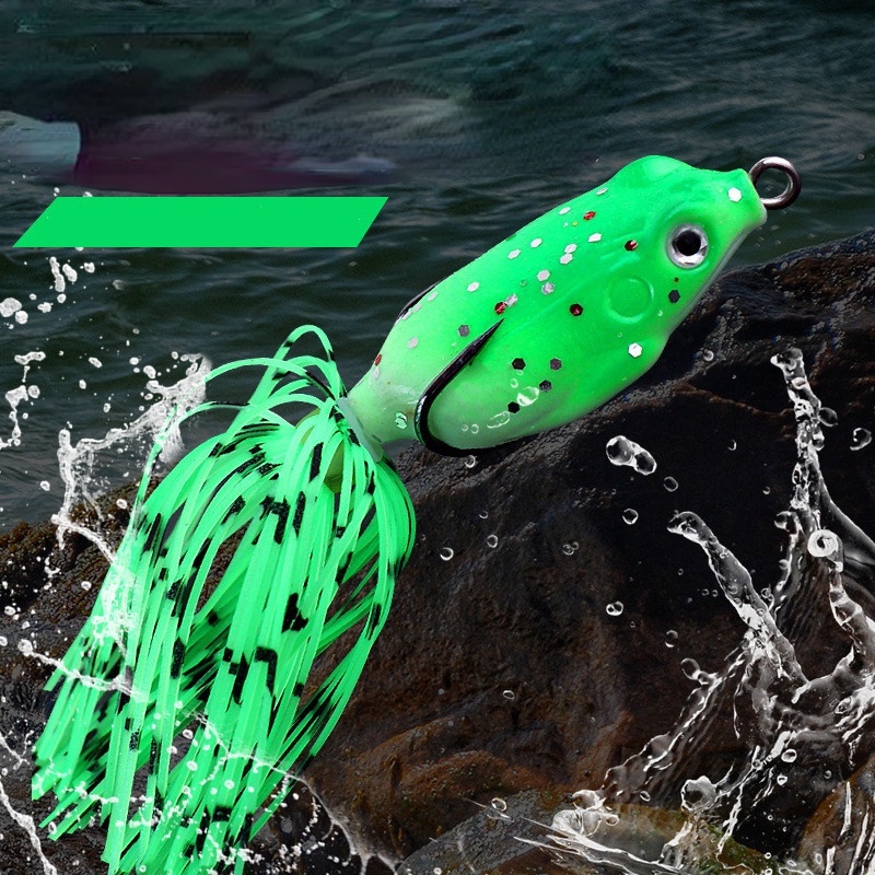 Mồi Câu Cá Giả Hình Ếch Mềm 5.5cm 12g Umpan Katak