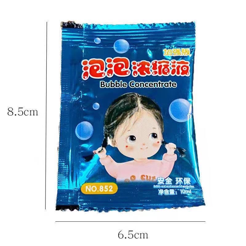 Combo 10 gói Dung Dịch Xà Phòng - Dành Cho Súng Bắn Bong Bóng Siêu Đậm Đặc
