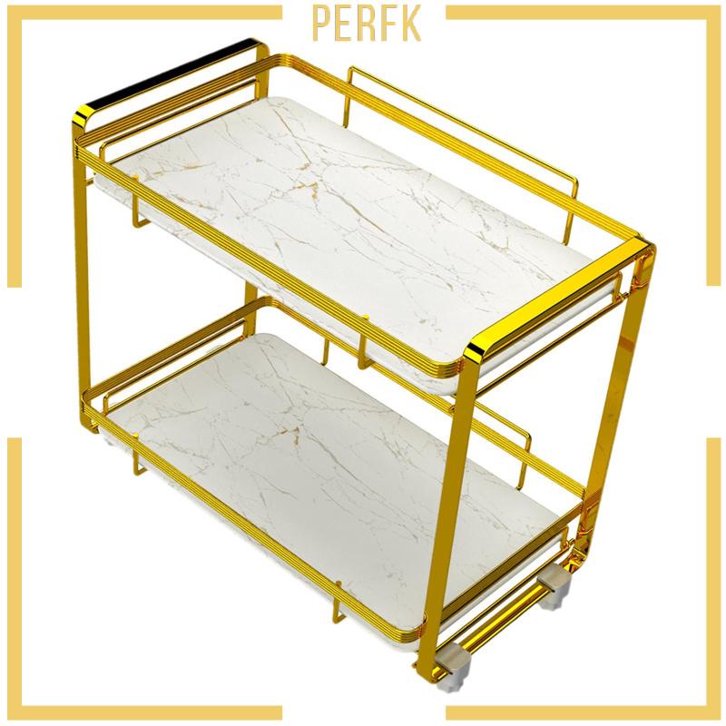 Khay Đựng Mỹ Phẩm Hai Tầng Tiện Dụng Cho Phòng Ngủ