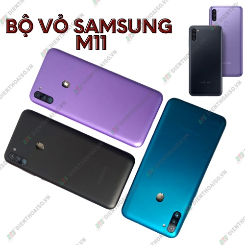 Vỏ samsung m11 xanh ,tím , đen