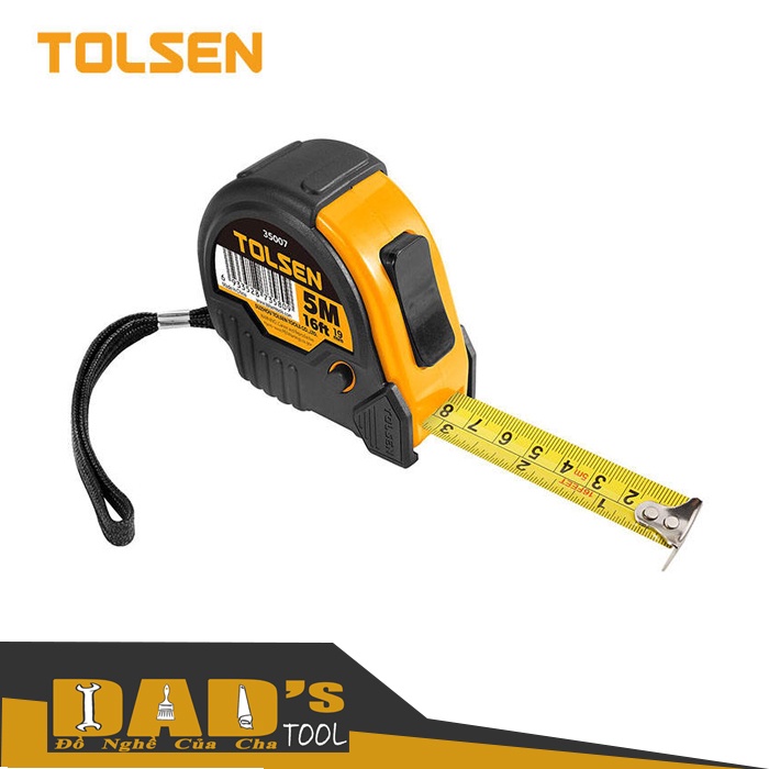 THƯỚC CUỘN THÉP 3/5/8M BỌC NHỰA - TOLSEN 35006/07/08