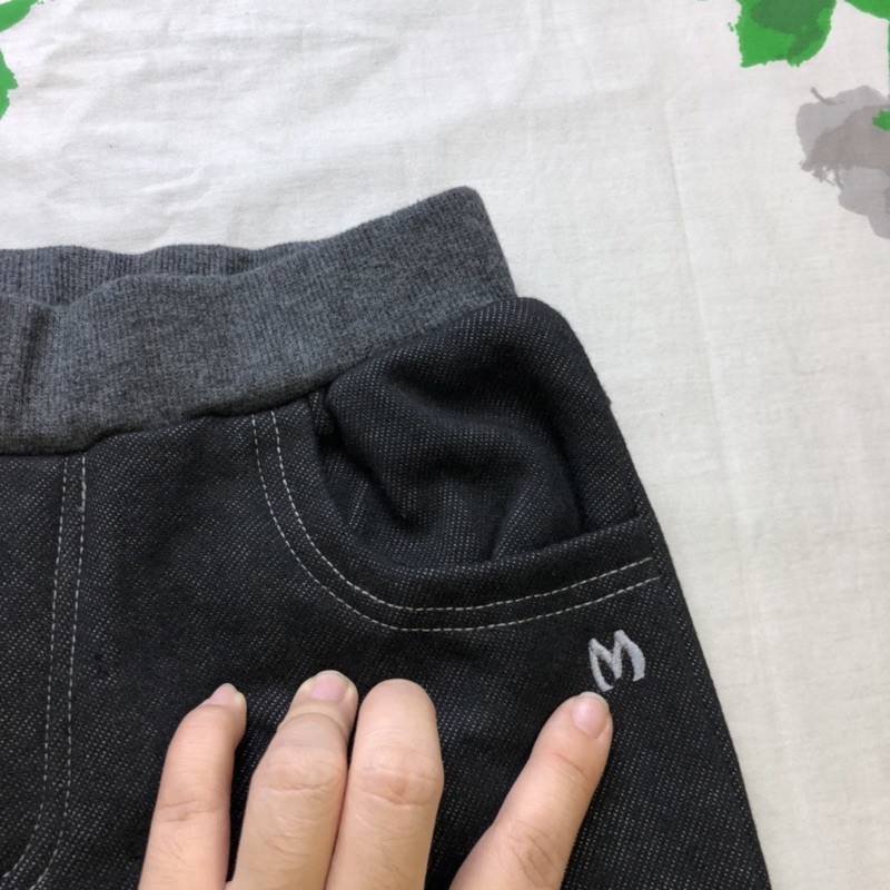Quần Ôm Bé Gái Mono Black Thun Jeans Lưng Thun - hàng mẫu