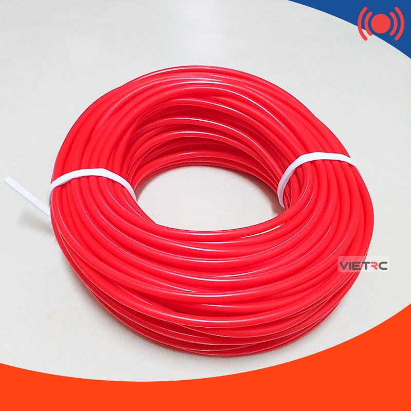 Ống silicon dẻo chịu nhiệt 3x5mm / 4x7mm màu xanh dương / đỏ / xanh lá / vàng dẫn nước, dẫn xăng
