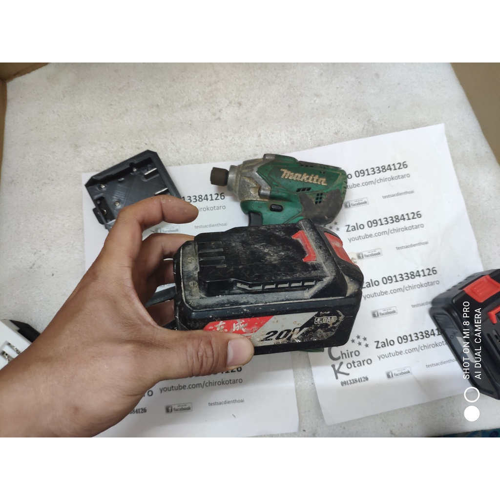 Đế chuyển pin cho máy Makita 14V 18V hệ G sang dùng hộp pin Makita LXT hoặc DCA bản FULL