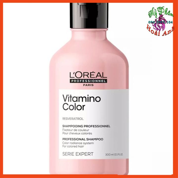 DẦU GỘI L'OREAL VITAMINO COLOR RESVERATROL 2021 DÀNH CHO TÓC NHUỘM 300ML