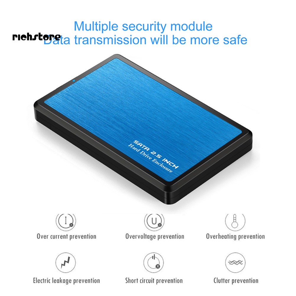 Vỏ Ổ Cứng SSD USB 3.0 SATA 2.5 inch Bằng Hợp Kim Kẽm Ốp | BigBuy360 - bigbuy360.vn