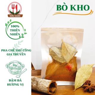 Gia Vị Bò Kho KIỀU OANH, gia vị nấu ăn từ thiên nhiên nguyên chất, chay và mặn đều dùng được