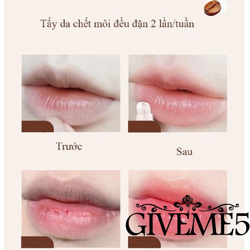 [Hàng mới về] Kem tẩy tế bào chết dưỡng ẩm chống nứt nẻ môi chất lượng cao