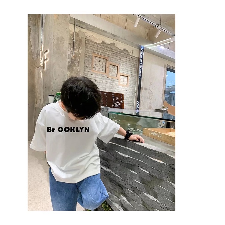 Áo Thun Tay Ngắn Cổ Tròn In Hình Thời Trang Mùa Thu 2022 Mới Cho Bé Trai