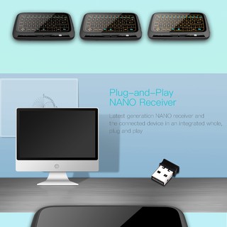 Bàn phím mini H18 Wireless Keyboard ( H18 2.4G ) cho Smart TV PS3