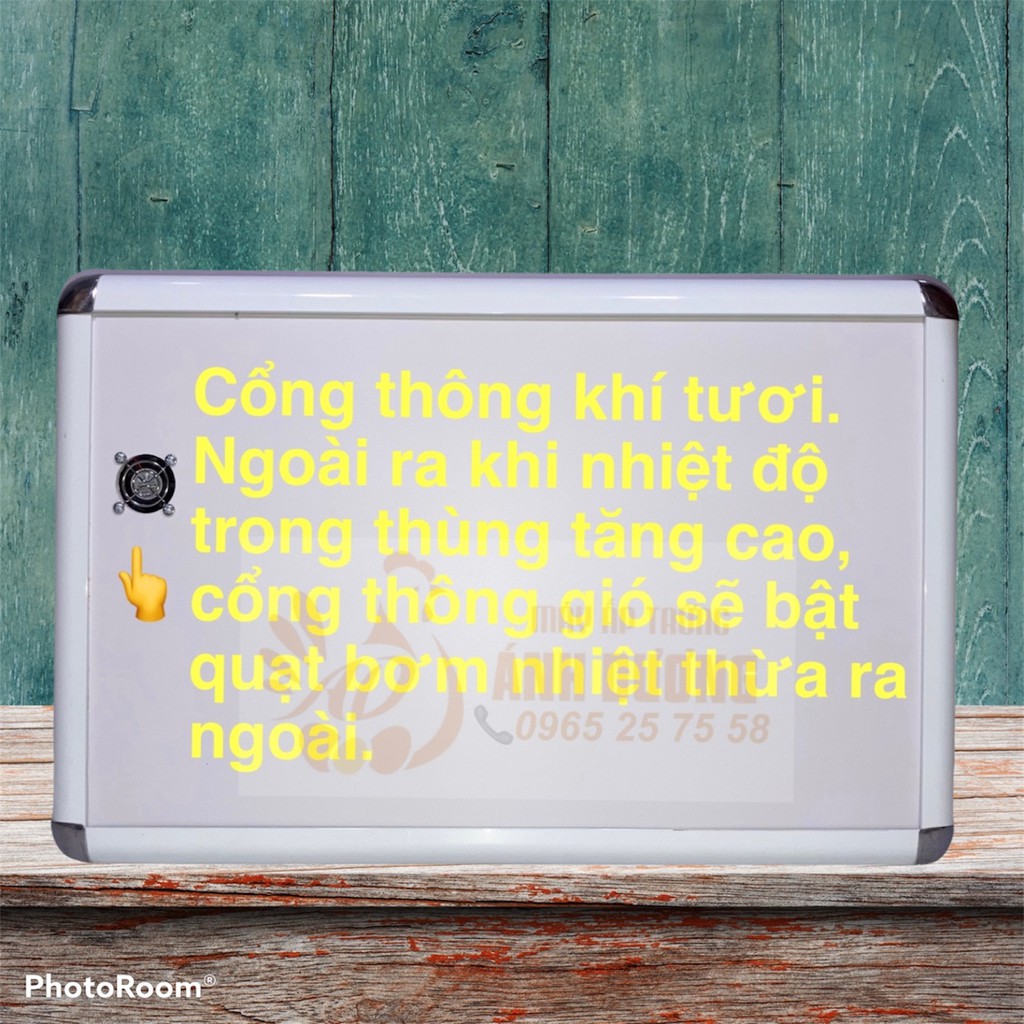 Máy Ấp Trứng Nam An F100 - 108 quả - Tặng máy phun sương tự động hút nước bên ngoài