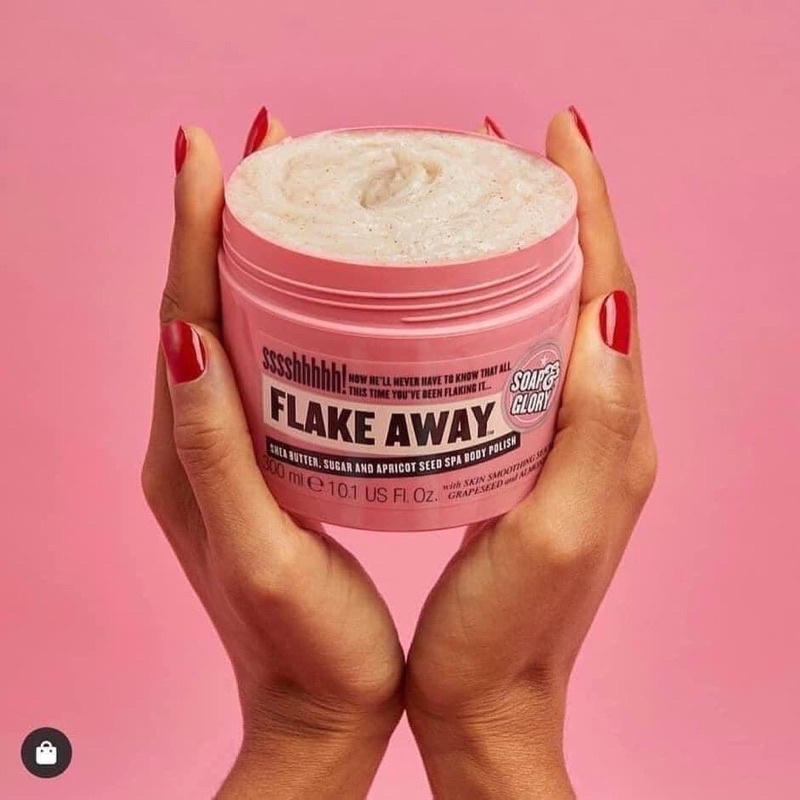 Tẩy da chết toàn thân Soap and Glory Flake Away Body Polish Scrub 300ml