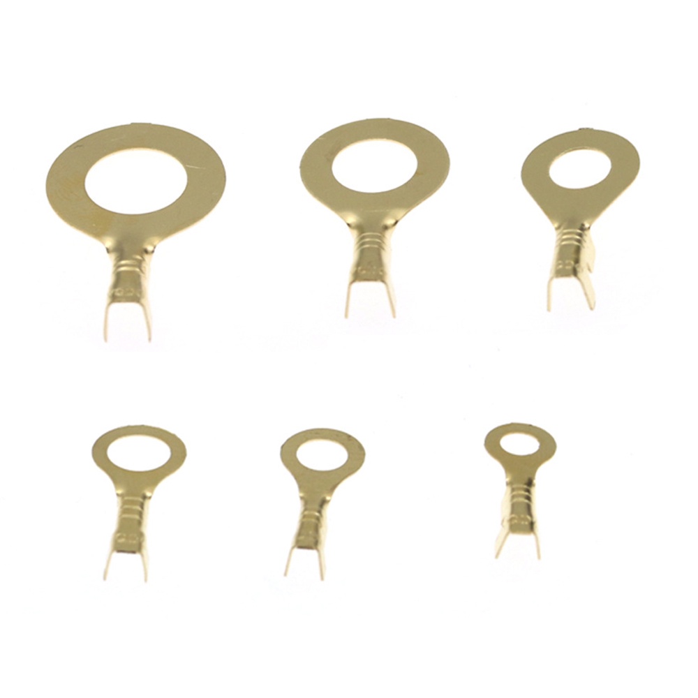 Bộ 150 đầu nối dây điện bằng đồng không cách điện loại M3/4/5/6/8/10