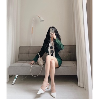 Set croptop blazer 3 chi tiết Samhyewear