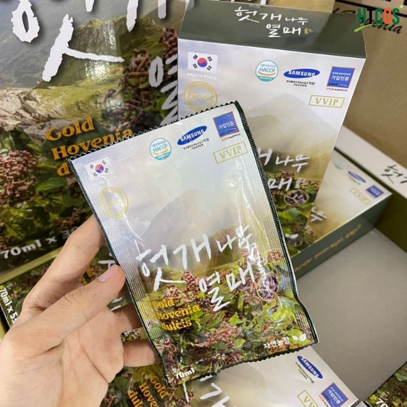 Nước Uống Bổ Gan, Thải Độc Gold Hovenia Dulcis SamSung - 30 gói