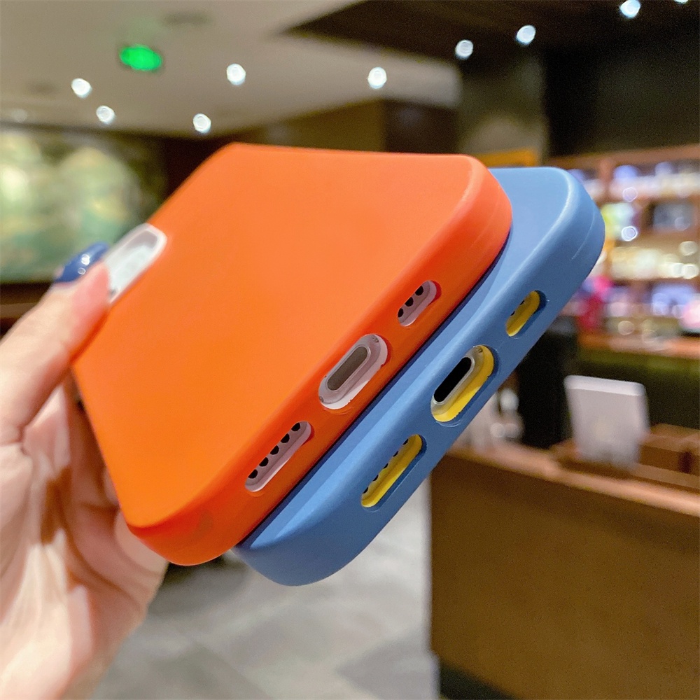 Ốp Điện Thoại TPU Mềm Góc Vuông Bảo Vệ camera Cho iPhone 13 12 11 Pro Max Promax XS Max XR X 7 Plus 8 8Plus