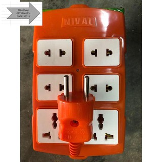 Combo ổ 6 chịu tải 6000w,phích cắm chịu tải 3000w