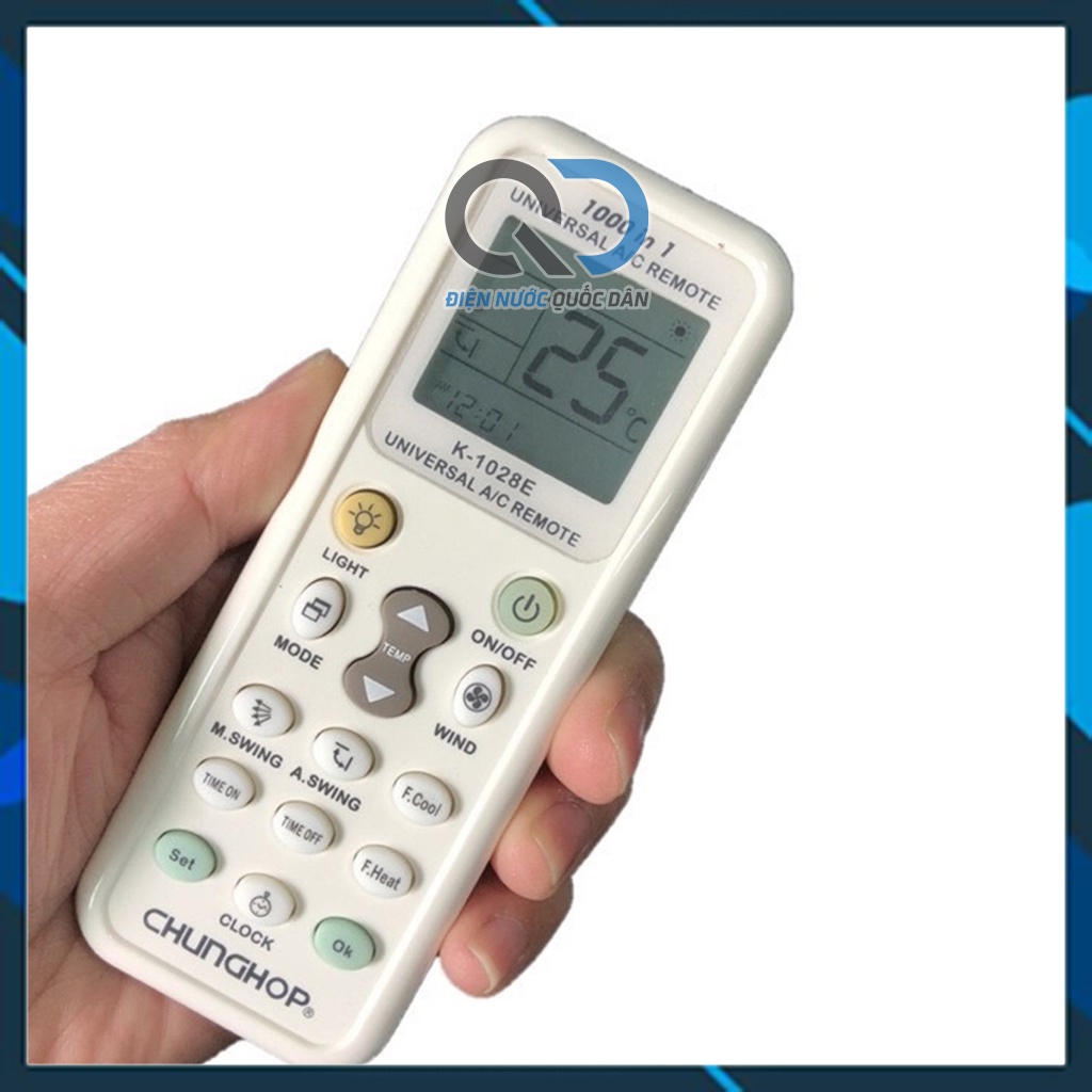 [GIÁ RẺ QUỐC DÂN] Remote máy lạnh đa năng siêu rẻ có tặng kèm pin