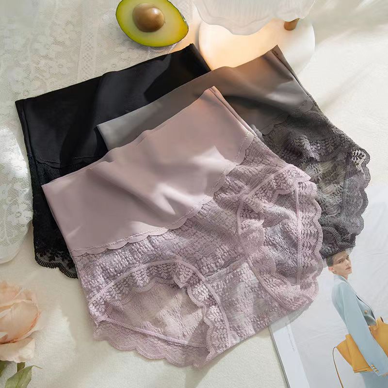 142880 Quần Lót Ren Lưng Cao Kháng Khuẩn Gợi Cảm Cho Nữ