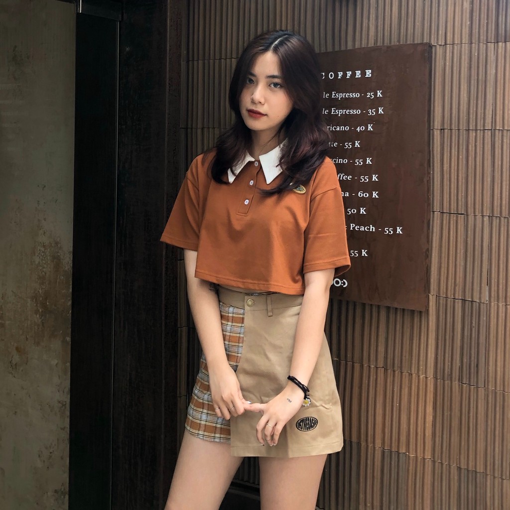 Usthebasic - Chân váy Attached Plaid Skirt | BigBuy360 - bigbuy360.vn