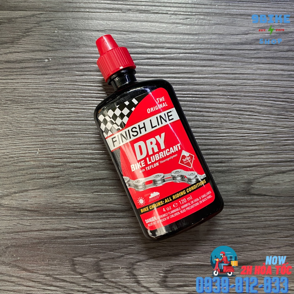 Dung dịch dầu nhớt vệ sinh bôi trơn sên xe đạp tổng hợp zefal squirt finishline