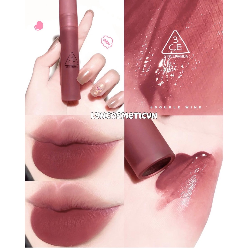 Son Kem Lì, Mịn Mượt Nhẹ Môi 3CE Blur Water Tint 4.6g