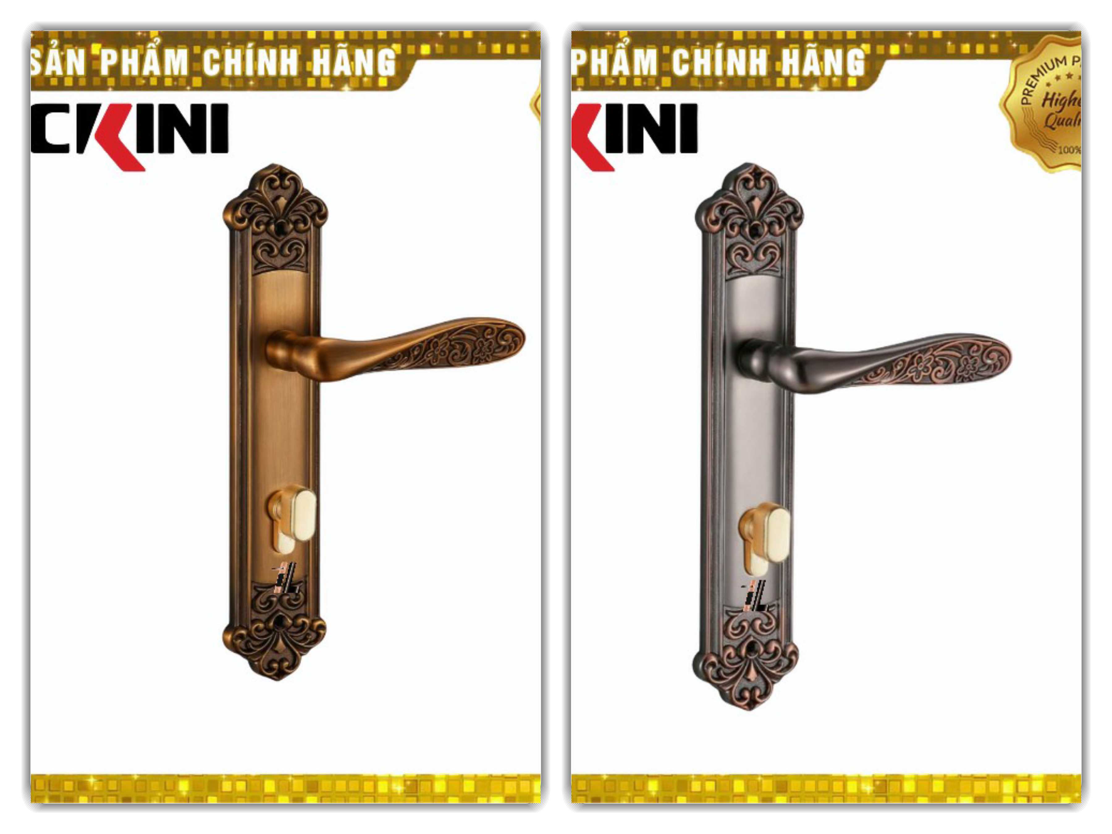 [Chính hãng] Khoá tay gạt Vickini 35103 2 tấc 6 cao cấp, chất liệu hợp kim cao cấp, bảo hành 12 tháng