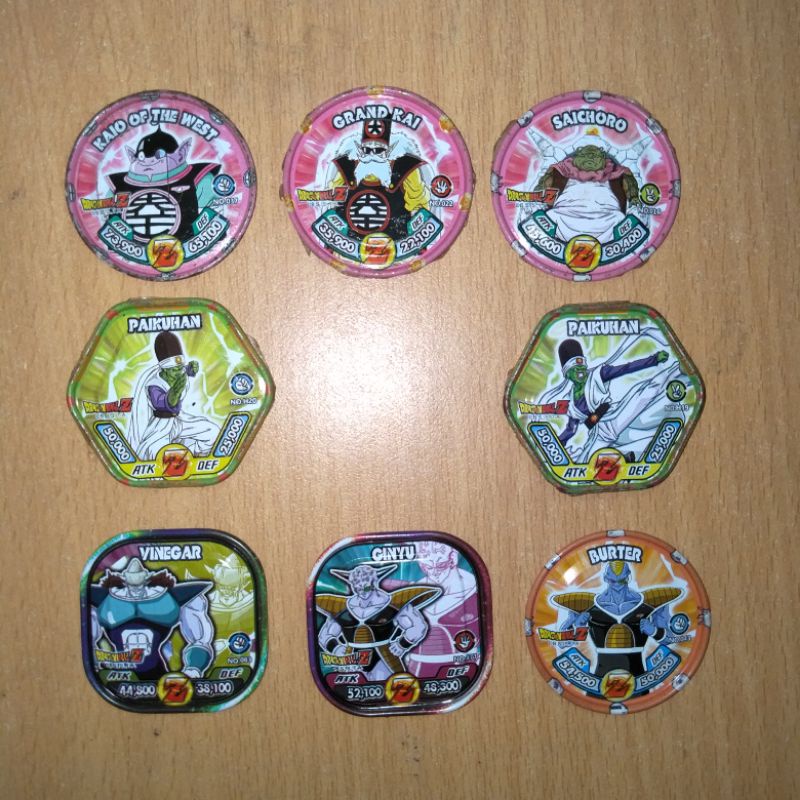 [Một Thẻ] Thẻ Xu Lục Giác Toonies Dragon Ball Z Hàng Cổ 2ND - Thẻ Xu 7 Viên Ngọc Rồng Goku