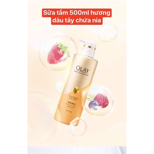 SỮA TẮM OLAY VITAMIN  DƯỠNG TRẮNG & DƯỠNG ẨM& CHỐNG LÃO HOÁ