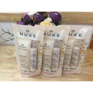 Thanh lý set son dưỡng Nuxe + kem tay Nuxe