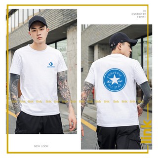 Áo thun nam không cổ cv ALL STAR ngắn tay chất mềm mịn ( Đen, Trắng )