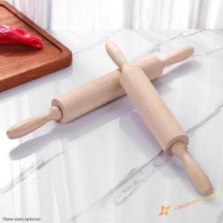 Solid Wood Rolling Pin Baking Cookies Biscuit Fondant Cake Dough Roller