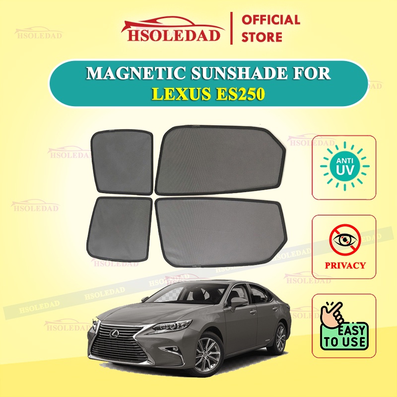 Rèm che nắng nam châm cho xe Lexus ES 250, bộ 4 tấm cho 4 cửa, hàng loại 1 cao cấp nhất, vừa khít kính