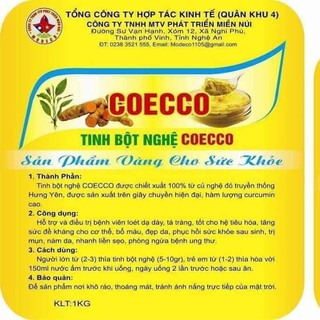 Tinh bột nghệ Coecco