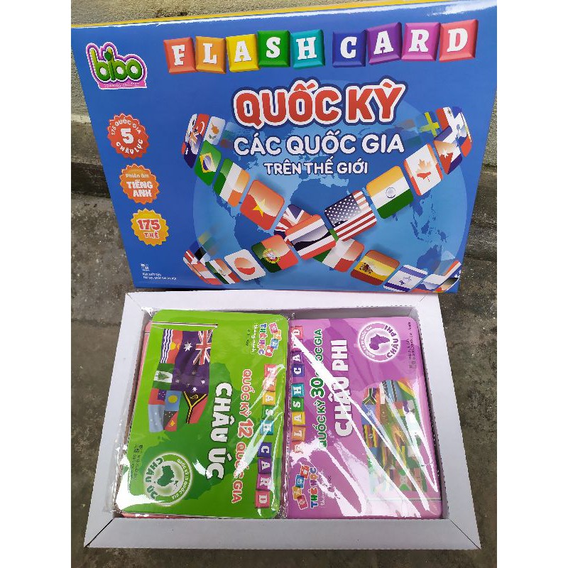 THẺ CỜ QUỐC KỲ 175 QUỐC GIA