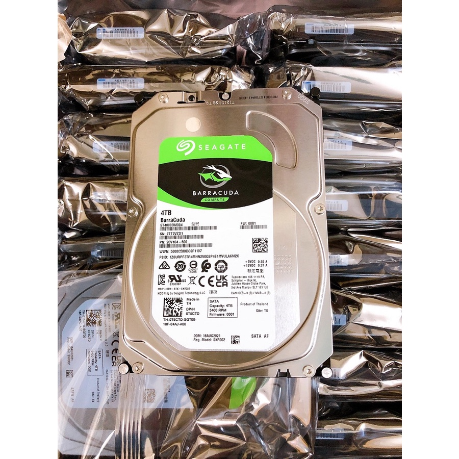 Ổ Cứng HDD Seagate Barracuda 4TB SATA3 6Gbs 3.5inch - Mới bảo hành 2 năm